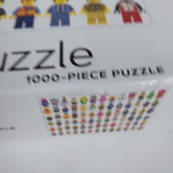 Lego LEGO Minifigure‎ Puzzle (1000 piece) 25in.Wx20in.H Chronicle Books - Picture 3 of 9